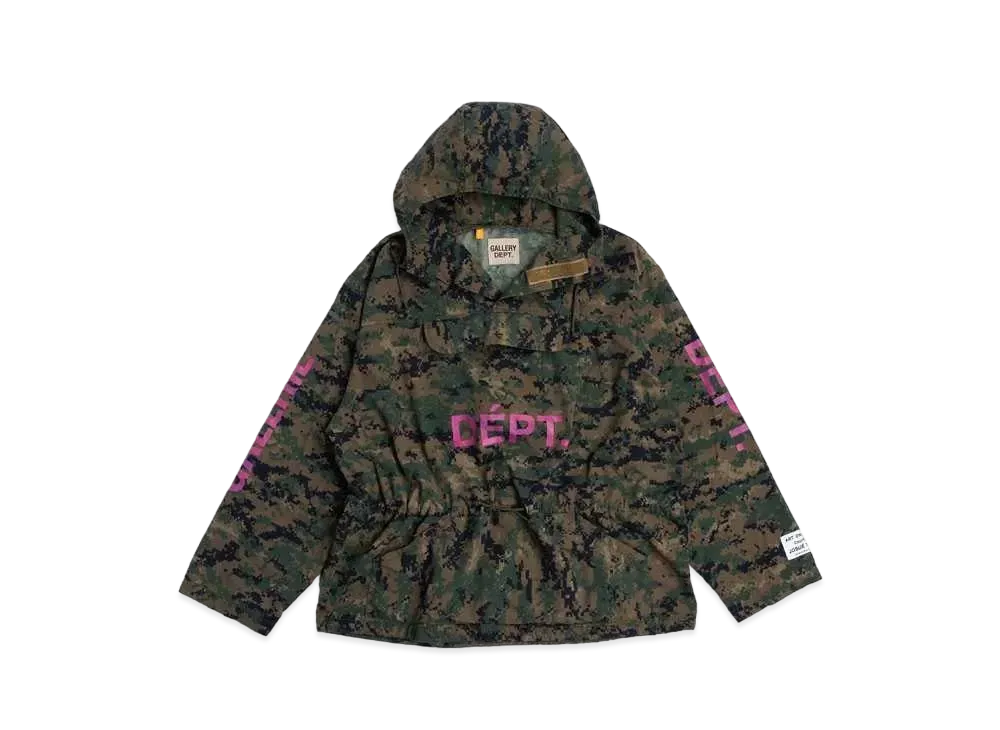 GALLERY DEPT. Digital Camo Anorak "Green Camo"