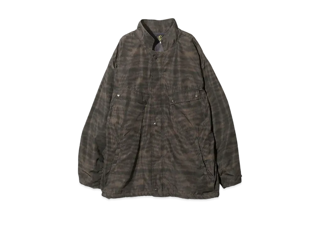 Needles C.P. Jacket - Poly Taffeta / Animal Printed "Black"