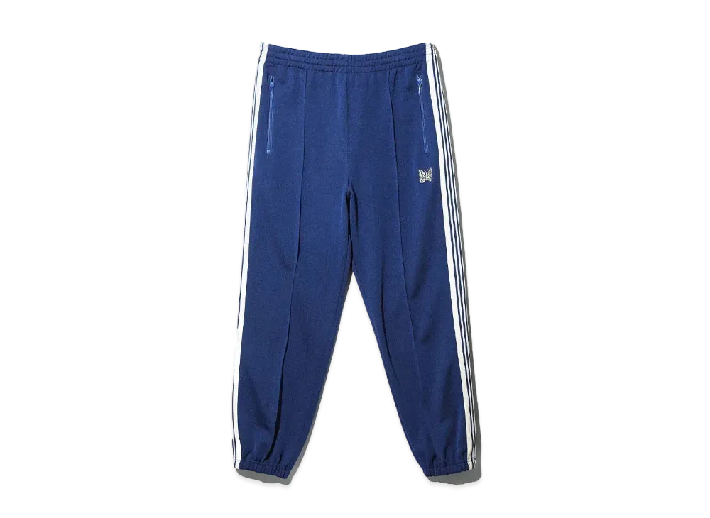 Needles Zipped Track Pant - Poly Smooth "Royal Blue"