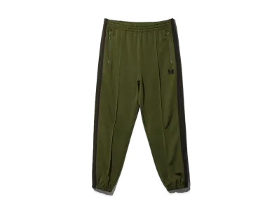 Needles Zipped Track Pant - Poly Smooth "Olive"