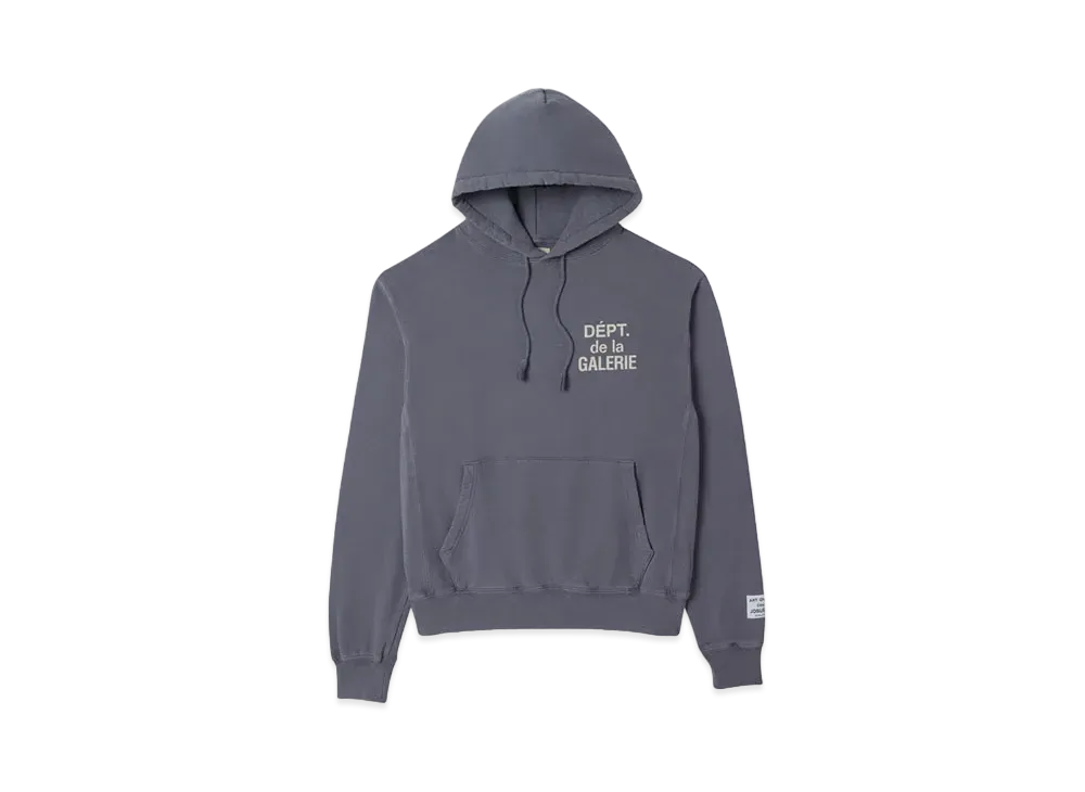 GALLERY DEPT. Vintage French Logo Hoodie "Vintage Washed Navy"
