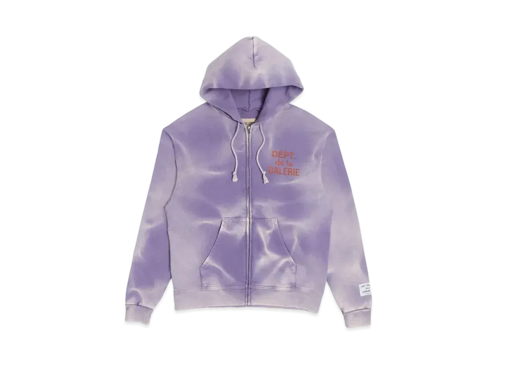 GALLERY DEPT. French Zip Hoodie "Purple"