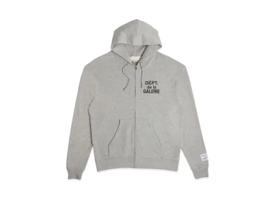 GALLERY DEPT. French Zip Hoodie "Heather Grey"