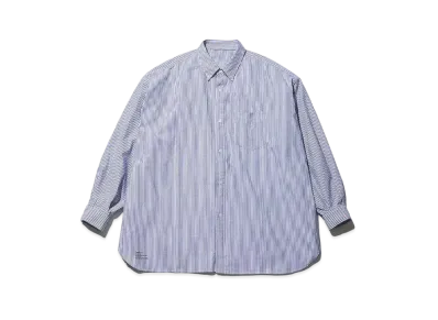 FreshService Dry Oxford Corporate L/S B.D. Shirt "Blue Stripe"