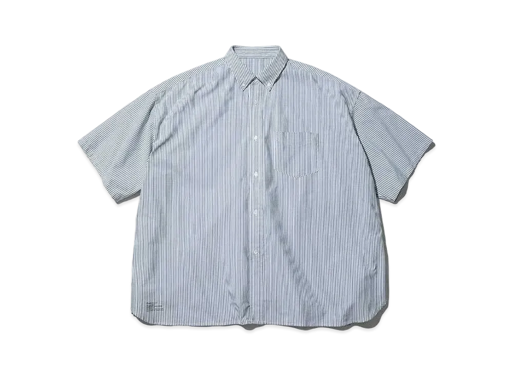 FreshService Dry Oxford Corporate S/S B.D. Shirt "Green Stripe"