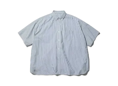 FreshService Dry Oxford Corporate S/S B.D. Shirt "Green Stripe"