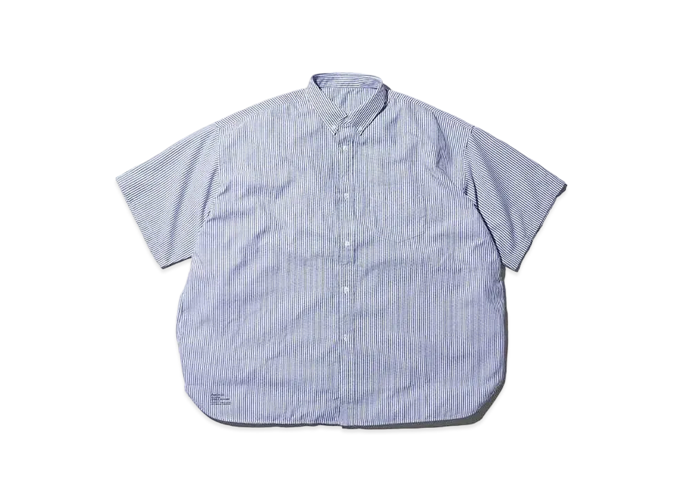 FreshService Dry Oxford Corporate S/S B.D. Shirt "Blue Stripe"