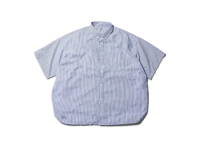 FreshService Dry Oxford Corporate S/S B.D. Shirt "Blue Stripe"