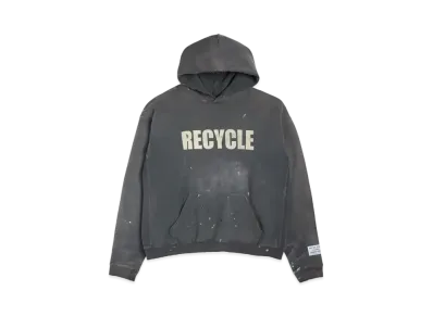 GALLERY DEPT. 90's Recycle Hoodie "Washed Black"