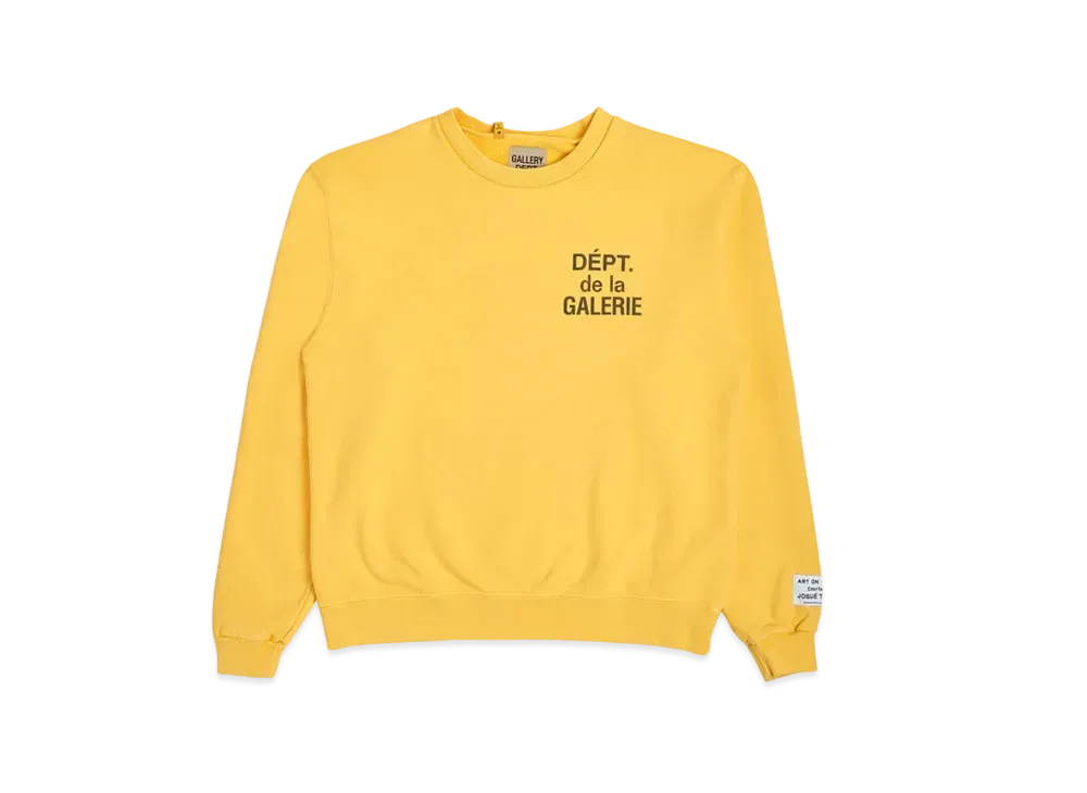GALLERY DEPT. Art That Kills Reversible Crewneck "Yellow"