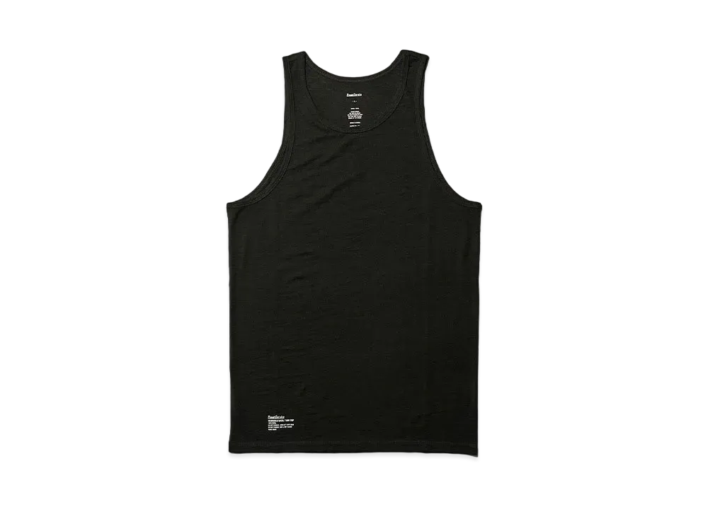 FreshService Washable Wool Tank Top "Black"