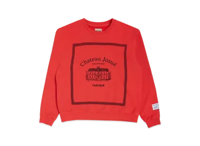 GALLERY DEPT. Musique Crewneck Sweatshirt "Red"