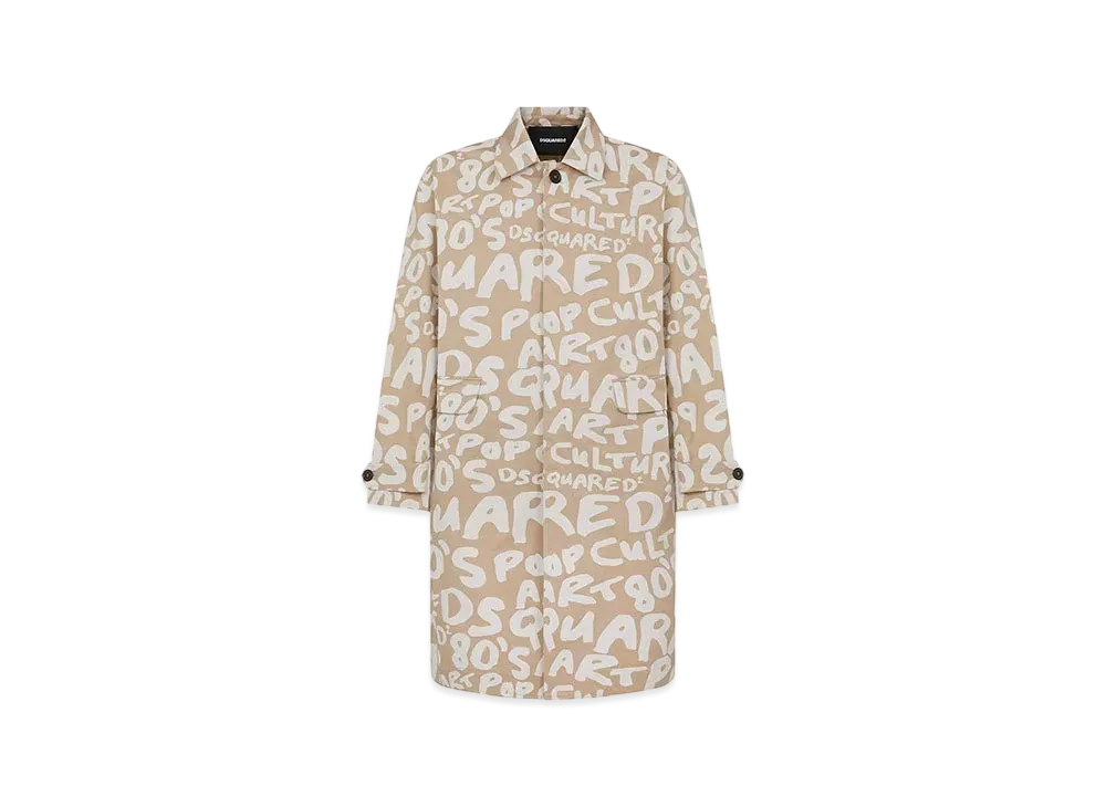 Dsquared2 D2 Pop 80's Trench #1 "Beige"