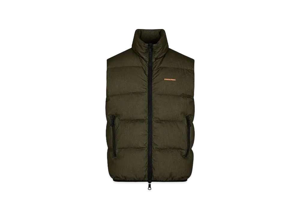 Dsquared2 Classic Puffer Vest "Military Green"