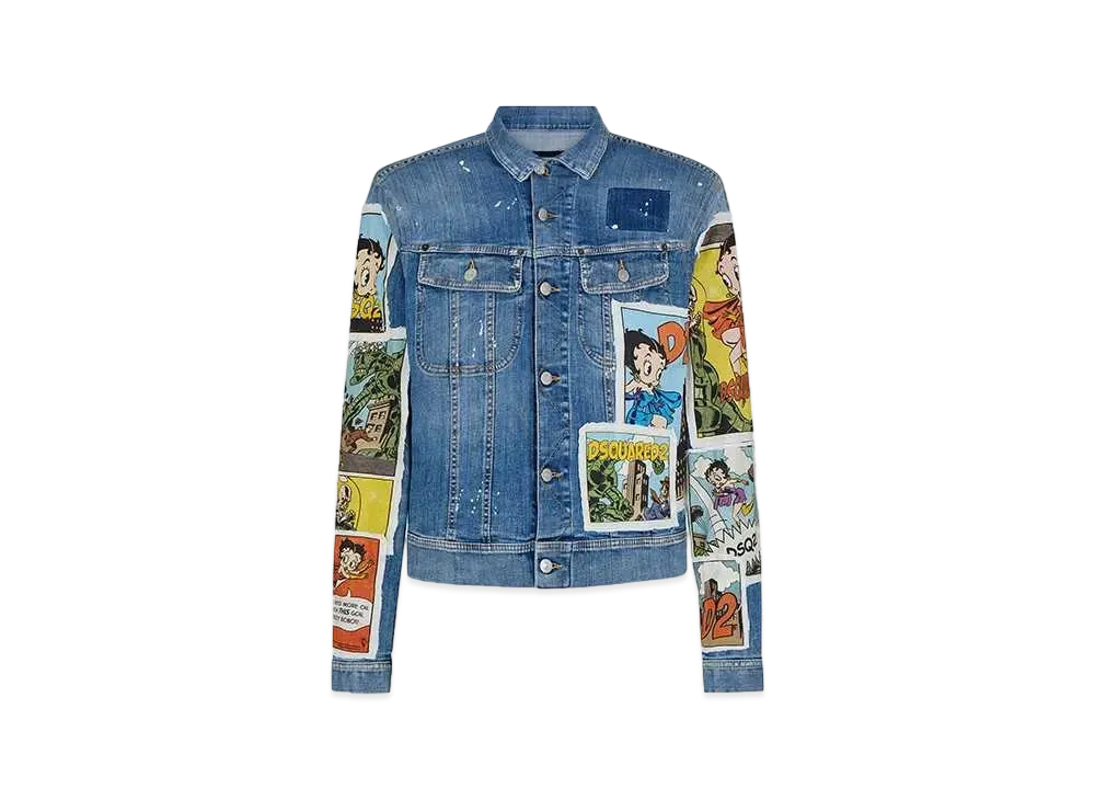 Dsquared2 Betty Boop Denim Jacket "Navy"