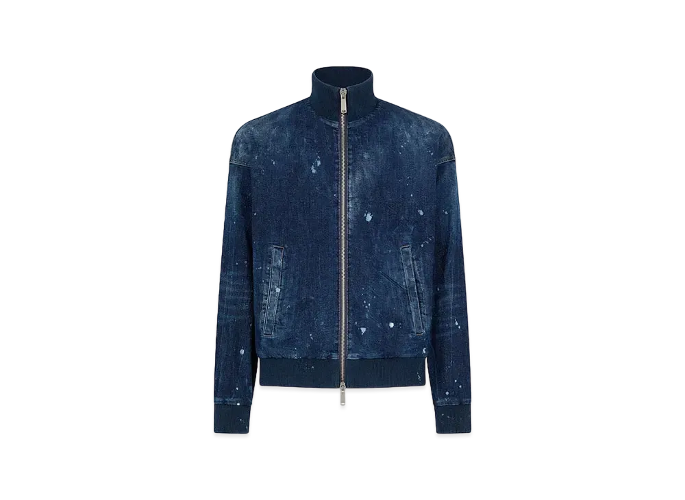 Dsquared2 Cipro Fit Denim Bomber "Navy"