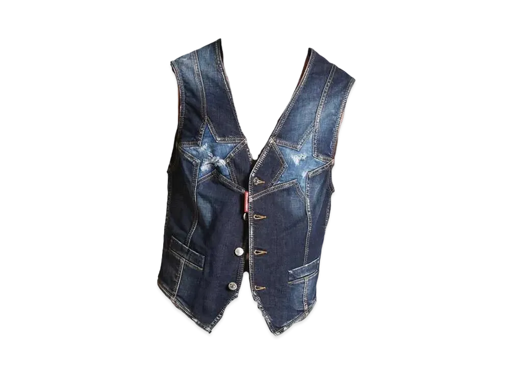 Dsquared2 Denim Vest "Navy"