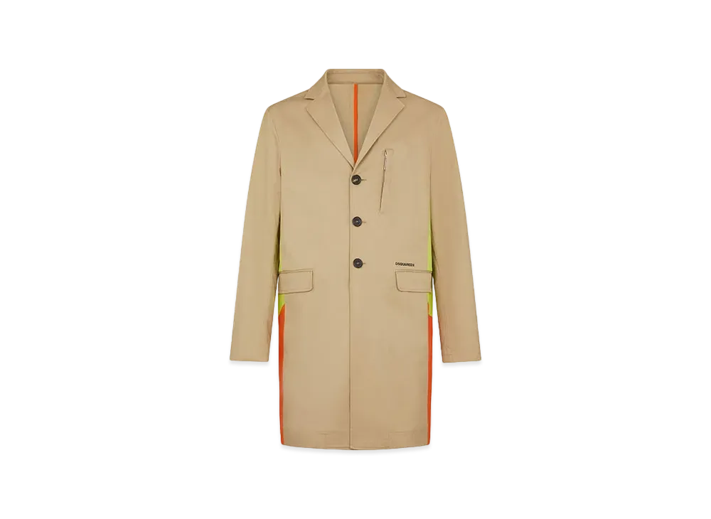 Dsquared2 Racer Coat "Stone"