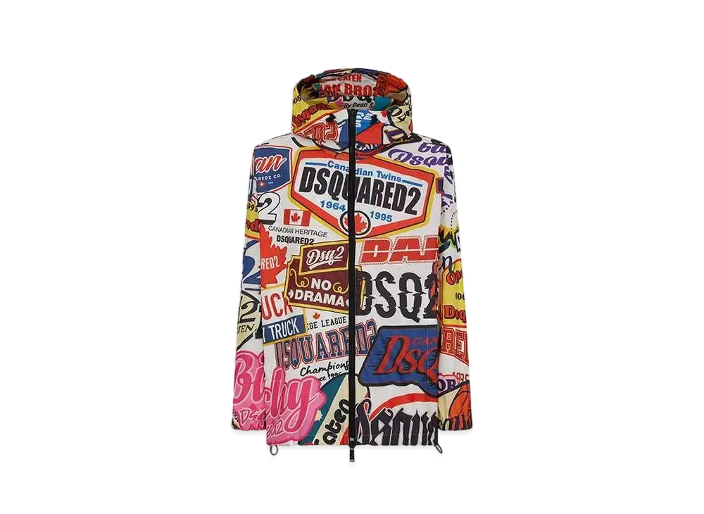 Dsquared2 Logomania Windbreaker "Multicolor"