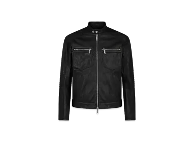 Dsquared2 Rider Leather Jacket "Black"