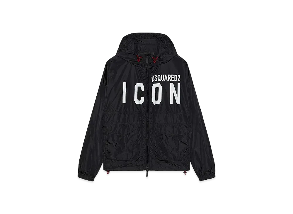Dsquared2 Be Icon Cargo Windbreaker "Black"