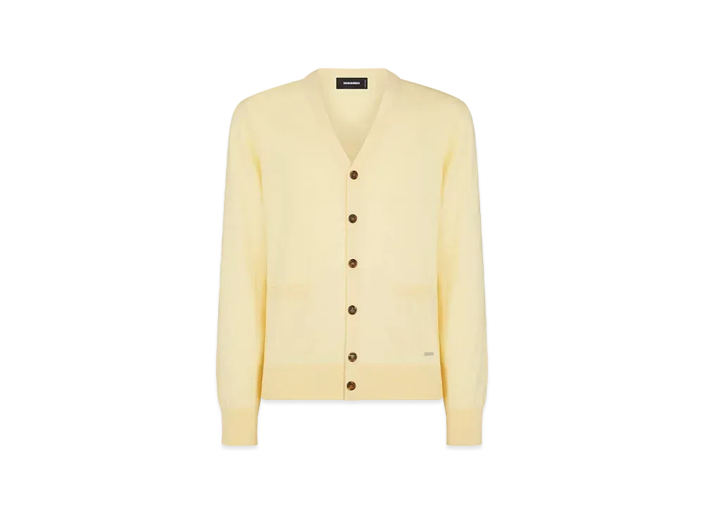 Dsquared2 The Caten Prive Knit Cardigan "Yellow"