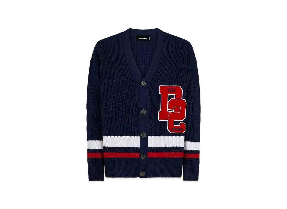 Dsquared2 D2 Knit Cardigan "Blue"
