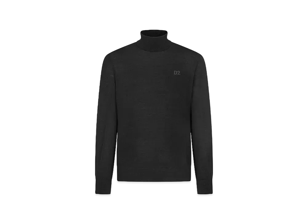 Dsquared2 D2 Knit Turtleneck "Black"