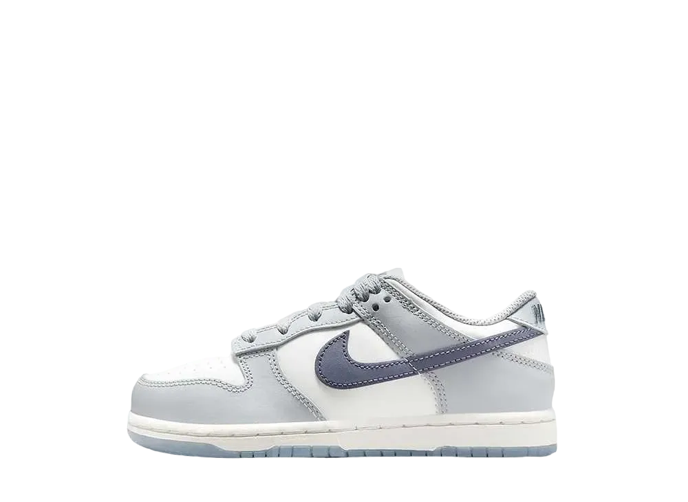 ナイキ PS ダンク ロー "サミットホワイト/ウルフグレー/ライトカーボン"(キッズ)