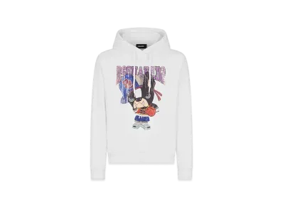 Dsquared2 Cool Fit Hoodie Sweatshirt #1 "White"