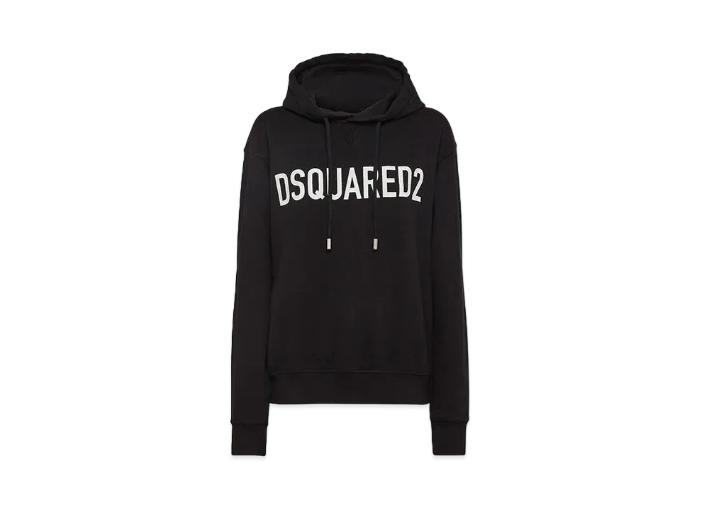 Dsquared2 Cool Fit Hoodie Sweatshirt #2 "Black"