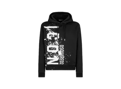 Dsquared2 Icon Splash Cool Fit Hoodie Sweatshirt "Black"