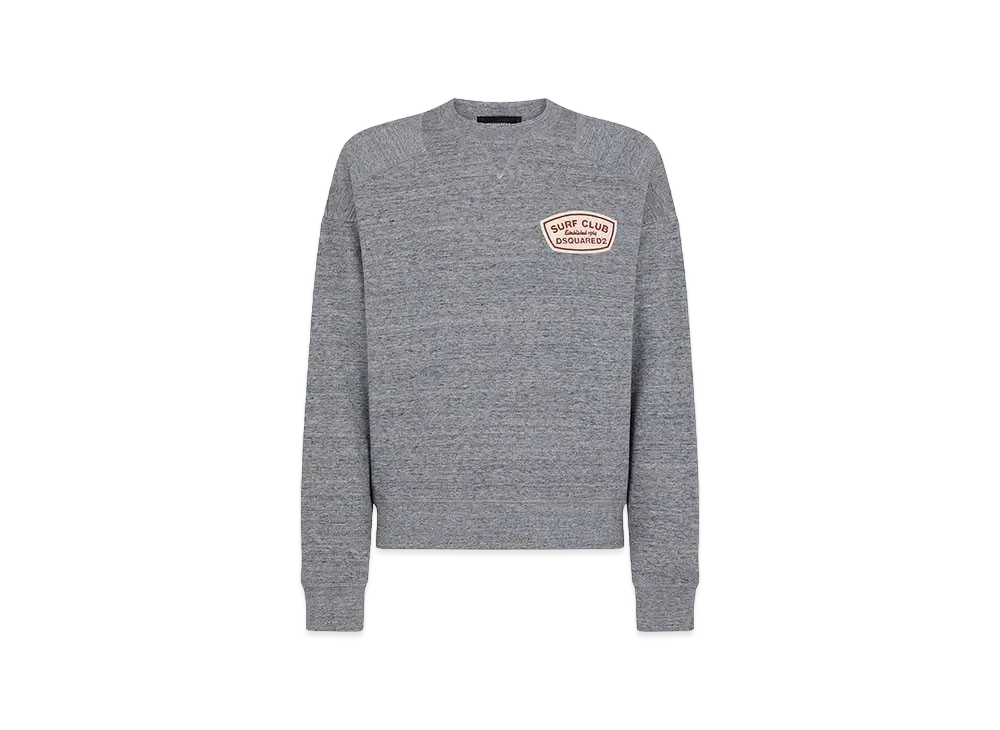 Dsquared2 Cipro Fit Crewneck Sweatshirt #1 "Gray Melange"