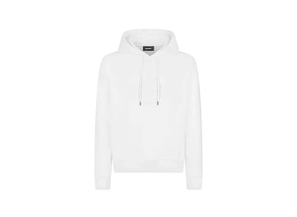 Dsquared2 Leaf Cool Hoodie "White"