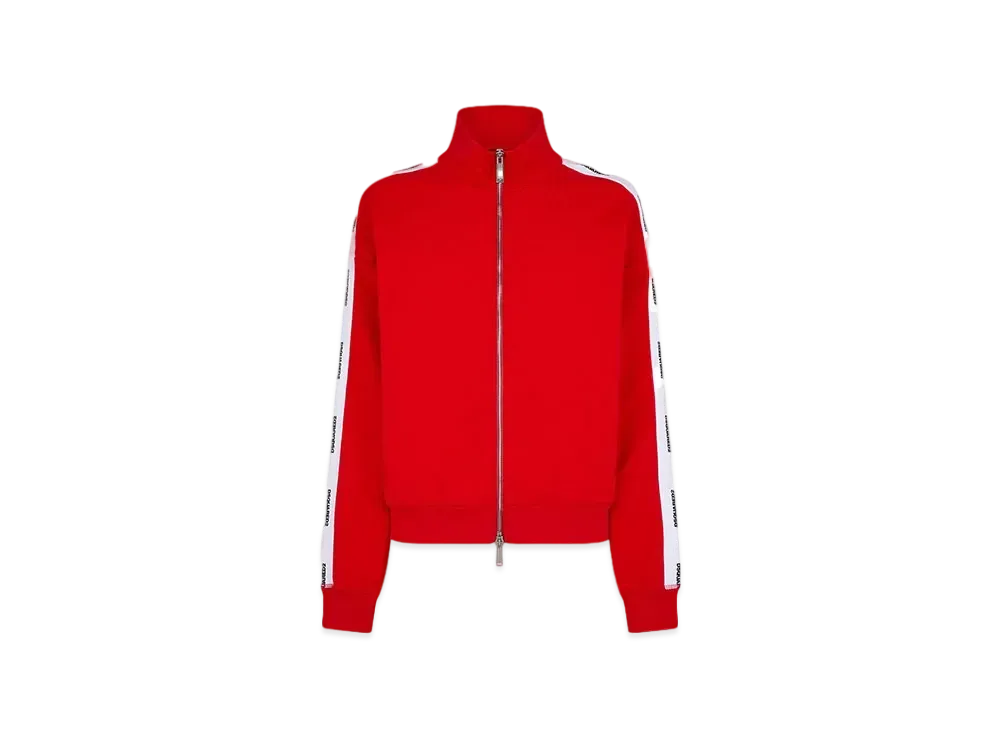 Dsquared2 Burbs Fit Zip Sweatshirt "Red"