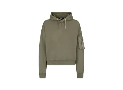 Dsquared2 Cipro Fit Hoodie Sweatshirt #1 "Military Green"