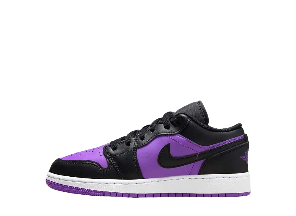 Nike GS Air Jordan 1 Low "Purple Venom/White/Black"