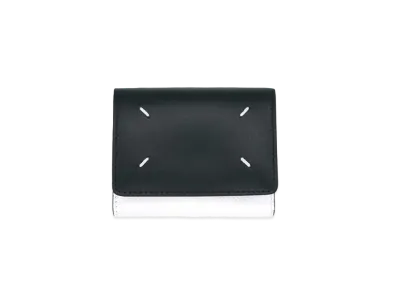 Maison Margiela WALLET CLIP 3 WITH ZIP "Black/White"