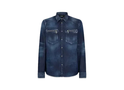 Dsquared2 Classic Western Shirt "Navy"