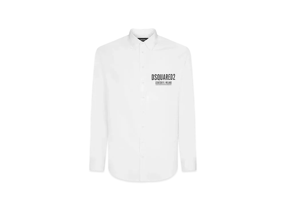 Dsquared2 Ceresio 9 Dropped Shoulder Shirt "White"