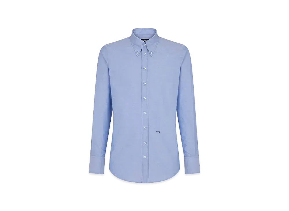 Dsquared2 Easy Slim 70'S B. Down Shirt "Light Blue"