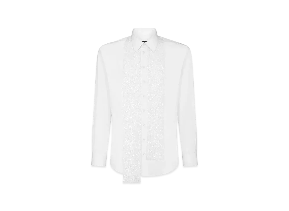 Dsquared2 D2 Blossoms Scarf Shirt "White"