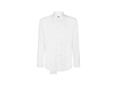 Dsquared2 D2 Blossoms Scarf Shirt "White"