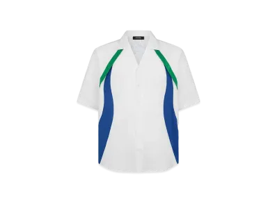 Dsquared2 Sporty Waves Notch Collar Shirt "White"