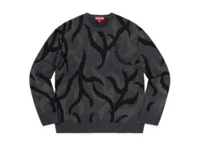 Supreme Tribal Camo Sweater "Black"