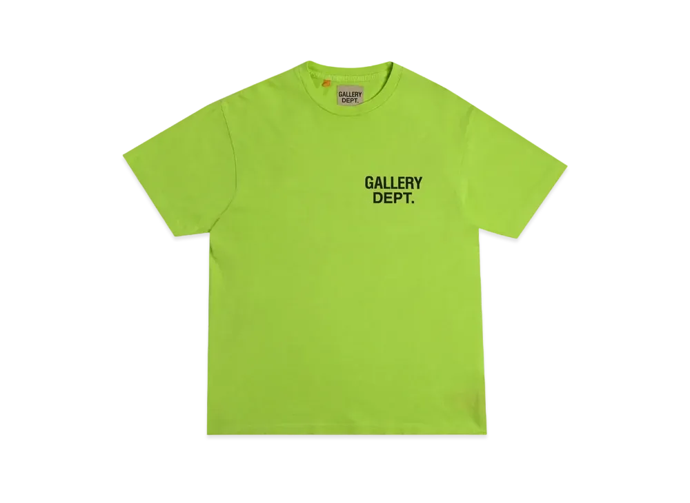 GALLERY DEPT. Souvenir Tee "Lime Green"