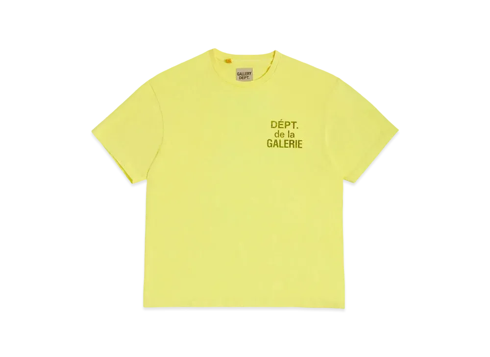GALLERY DEPT. French Tee "Flo Yellow"