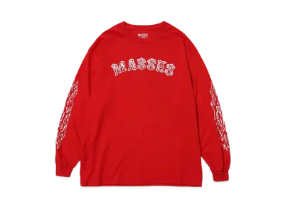 MASSES L/S TWIN SKULL "RED"