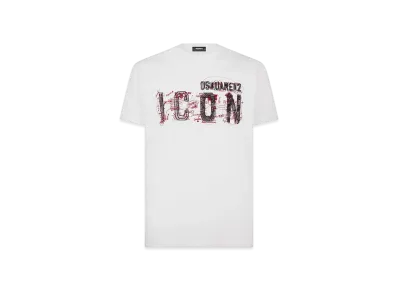 Dsquared2 Icon Scribble Cool Fit T-Shirt "White"