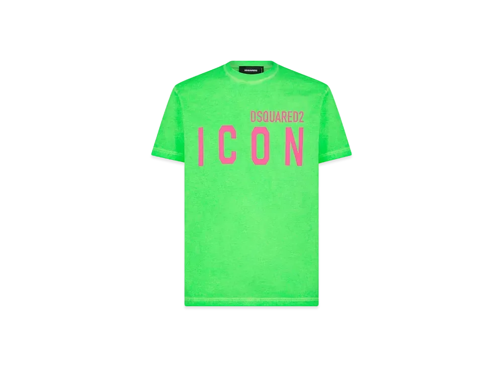Dsquared2 Be Icon Cool Fit T-Shirt "Green Fluo"
